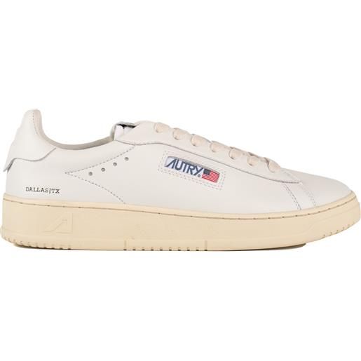 Autry sneakers dallas low in pelle colore bianco