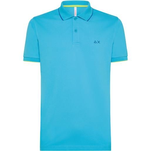 SUN68 polo in cotone con logo