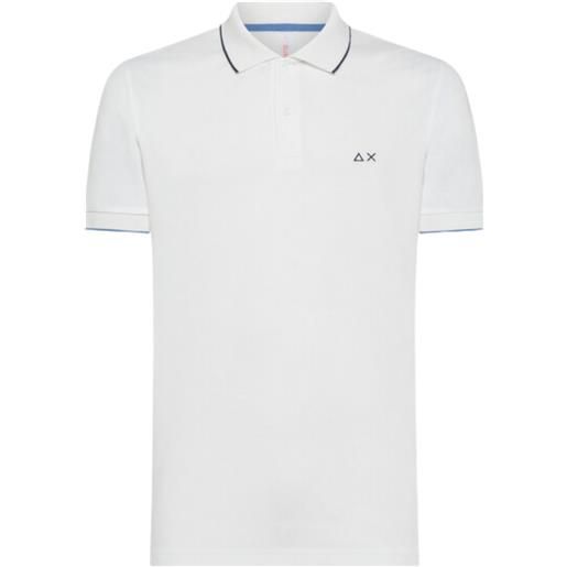 SUN68 polo in cotone con logo