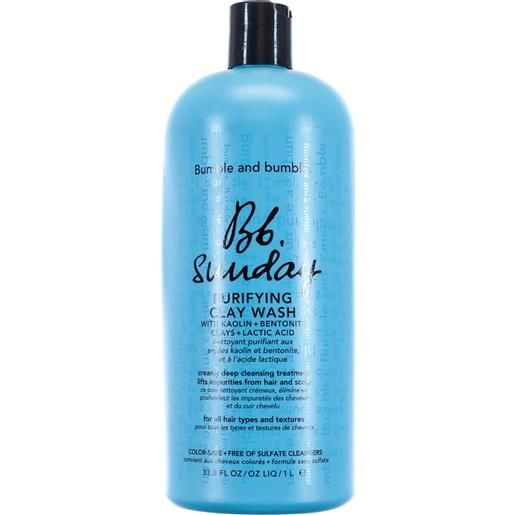 Bumble and bumble shampoo detossinante bb. Sunday (purifying clay wash) 1000 ml