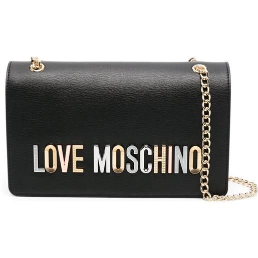 Love Moschino borsa a spalla con logo - nero