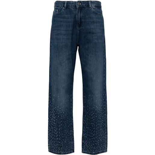 Karl Lagerfeld jeans dritti sparkle - blu