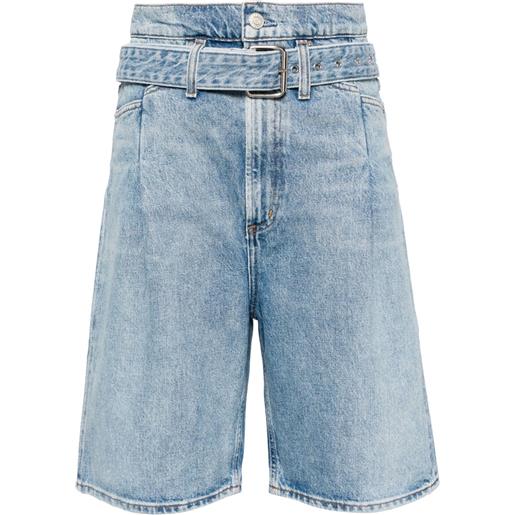 AGOLDE shorts denim reworked anni '90 - blu