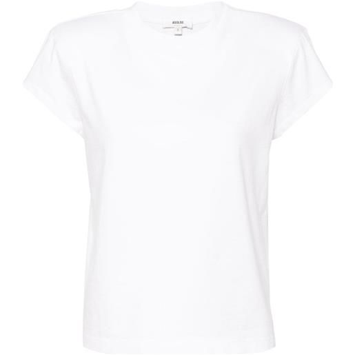 AGOLDE t-shirt bryce con spalline - bianco