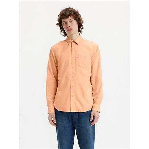 Levi's camicia sunset standard con tasca arancione / peach bloom