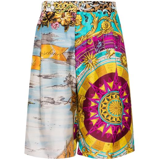 Moschino shorts con stampa - multicolore