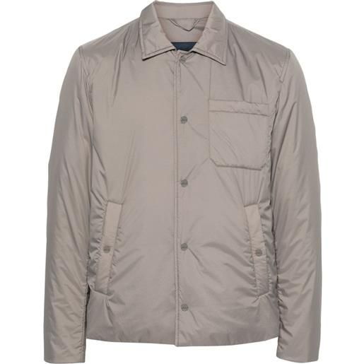 Herno giacca-camicia imbottita ecoage - grigio