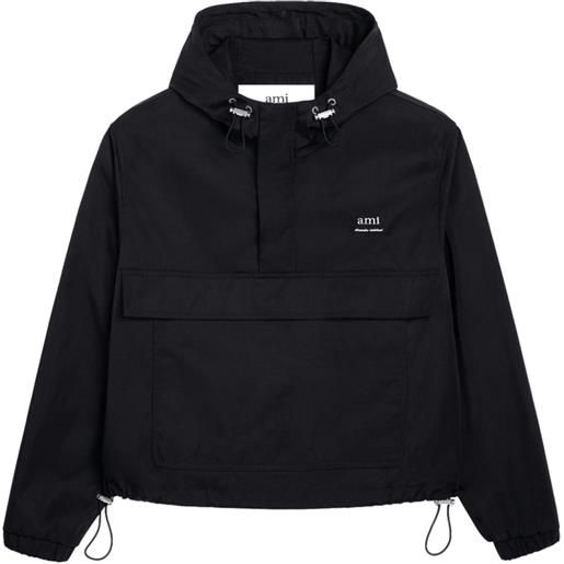 AMI Paris giacca con logo - nero