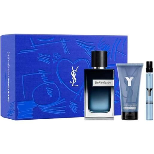 Yves Saint Laurent y - edp 100 ml + gel doccia 50 ml + edp 10 ml