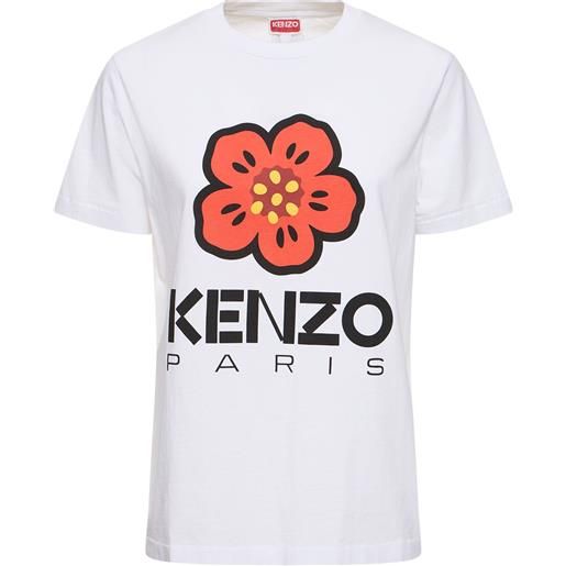 KENZO PARIS t-shirt loose fit boke flower in cotone