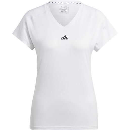 ADIDAS t-shirt adidas aeroready train essentials minimal branding v-neck donna