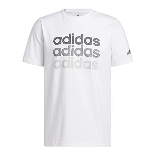 Adidas m mult g t, t-shirt uomo, bianco, l