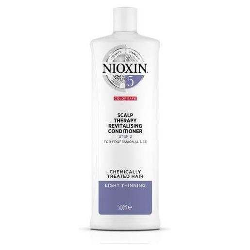 Nioxin rivitalizzante di cuoio capelluto per capelli diradati normali e spessi, naturali e colorati system 5 (conditioner system 5) 1000 ml