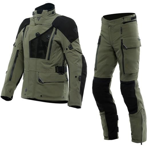 DAINESE - giacca + pantaloni DAINESE - giacca + pantaloni pack hekla absoluteshell pro 20k army-verde / nero
