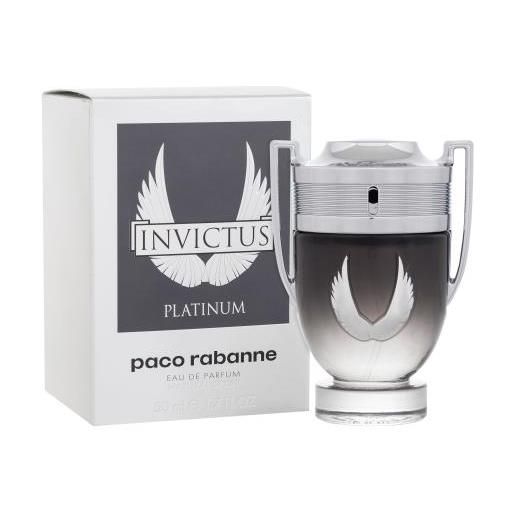 Paco Rabanne invictus platinum 50 ml eau de parfum per uomo