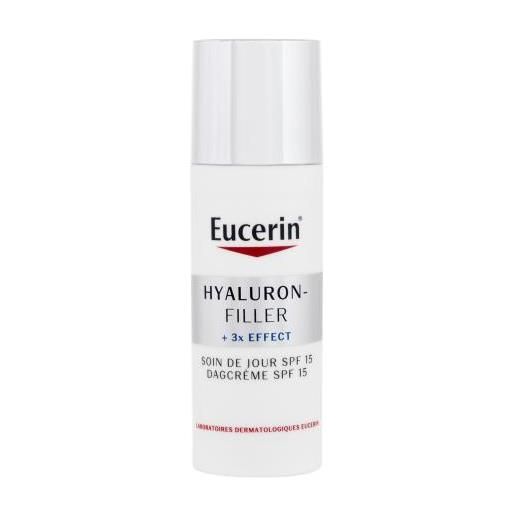 Eucerin hyaluron-filler + 3x effect day spf15 crema giorno rigenerante per pelli normali e miste 50 ml per donna