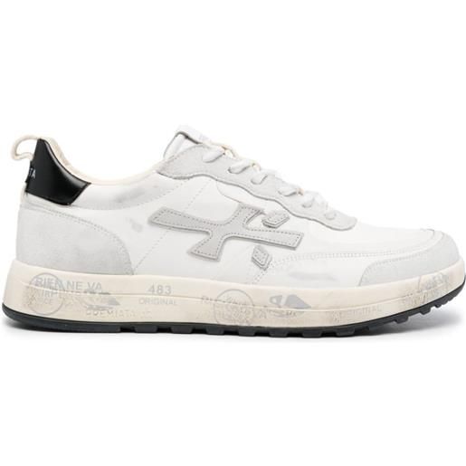 Premiata sneakers con applicazione - bianco