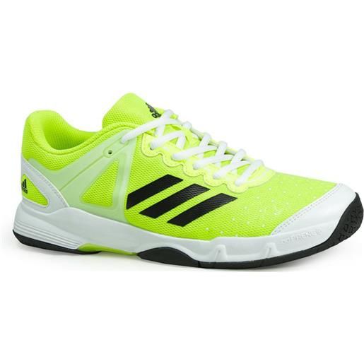 Adidas scarpe bambini per badminton/squash Adidas court stabil j - solar yellow/core black/ ftwr white