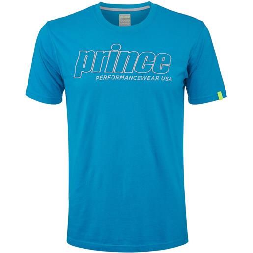 Prince maglietta per ragazzi Prince applique crew t-shirt - aqua