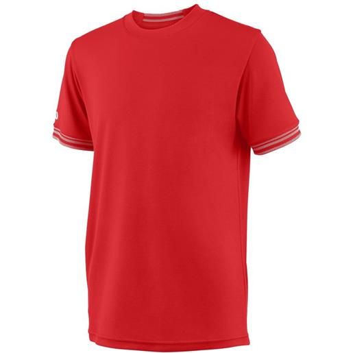 Wilson maglietta per ragazzi Wilson team solid crew - wilson red