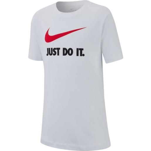 Nike maglietta per ragazzi Nike b nsw tee just do it swoosh - white/university red
