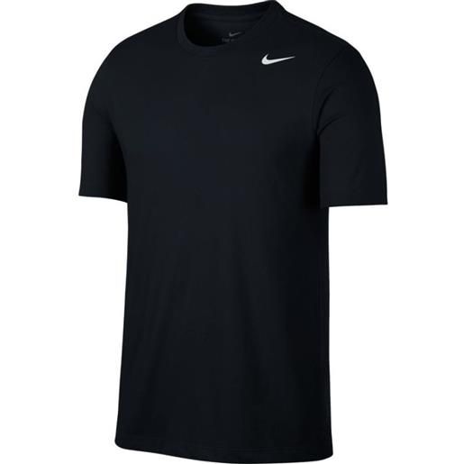 Nike t-shirt da uomo Nike solid dri-fit crew - black/white