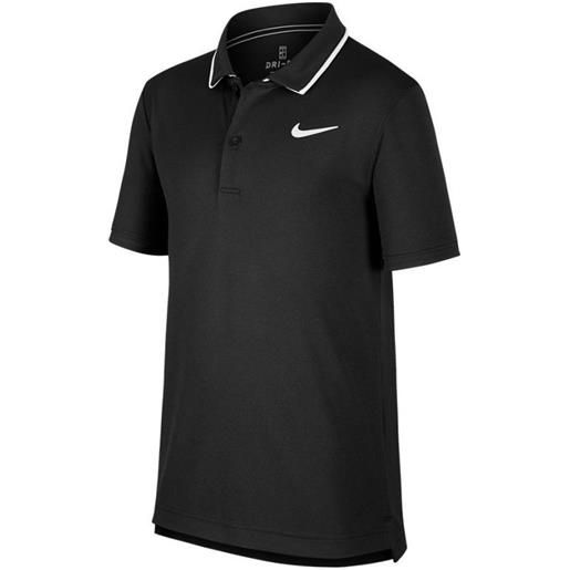 Nike maglietta per ragazzi Nike court b dry polo team - black/white
