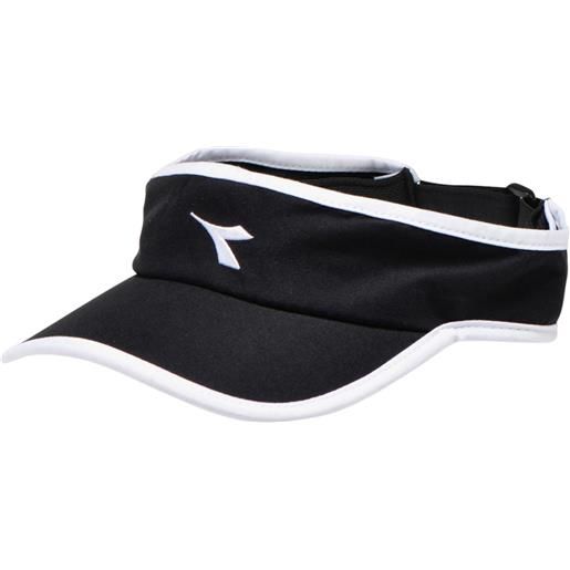Diadora visiera da tennis Diadora visor - black/optical white