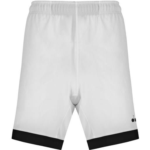 Diadora pantaloncini da tennis da uomo Diadora bermuda micro - optical white