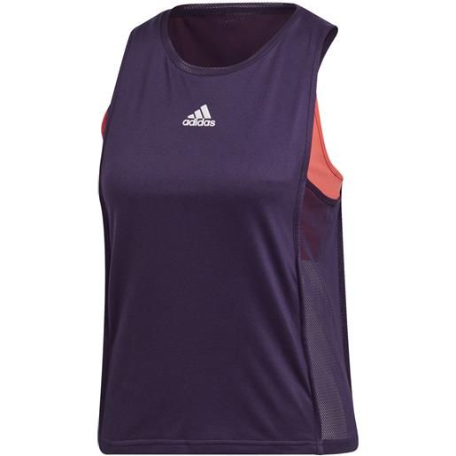 Adidas top da tennis da donna Adidas escouade tank - legend purple/shock red