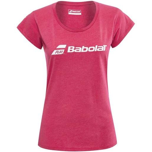 Babolat maglietta donna Babolat exercise tee women - red rose heather