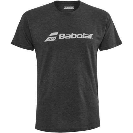 Babolat t-shirt da uomo Babolat exercise tee men - black heather