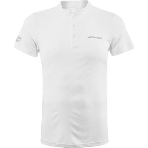 Babolat polo da tennis da uomo Babolat play polo men - white/white