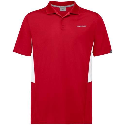 Head maglietta per ragazzi Head club tech polo shirt - red