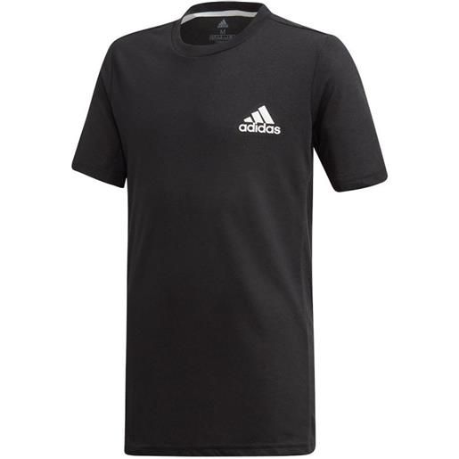 Adidas maglietta per ragazzi Adidas b escouade tee - black/white
