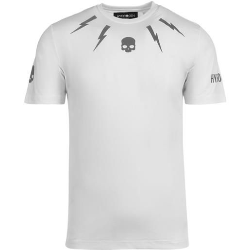 Hydrogen t-shirt da uomo Hydrogen tech storm tee man - white/reflex