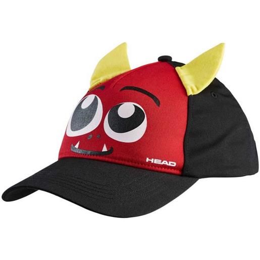 Head berretto da tennis Head kids cap monster - black/red