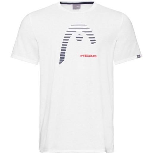 Head maglietta per ragazzi Head club carl t-shirt jr - white
