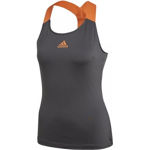 Adidas top da tennis da donna Adidas y-tank primeblue tank top women - grey six/true orange