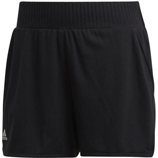 Adidas pantaloncini da tennis da donna Adidas club high rise shorts w - black/matte silver