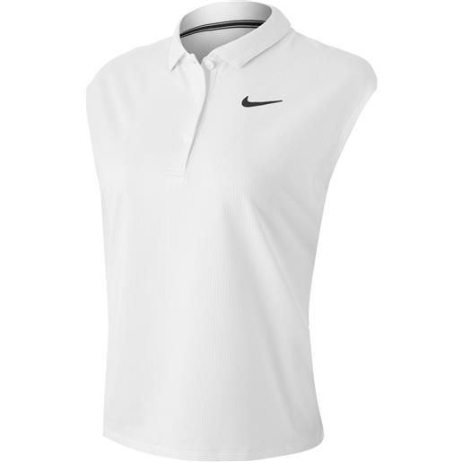 Nike polo da donna Nike court dri-fit victory polo w - white/black