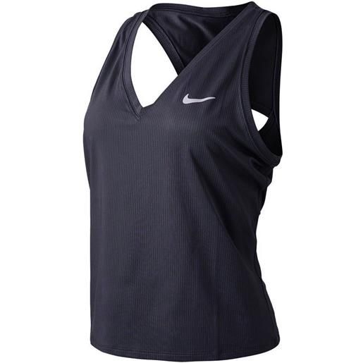 Nike top da tennis da donna Nike court dri-fit victory tank w - obsidian/white/white
