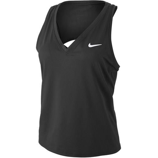 Nike top da tennis da donna Nike court dri-fit victory tank w - black/white