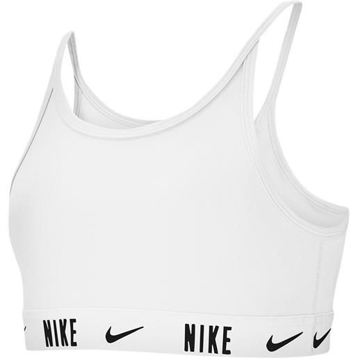 Nike reggiseno per ragazze Nike trophy bra g - white/white/black