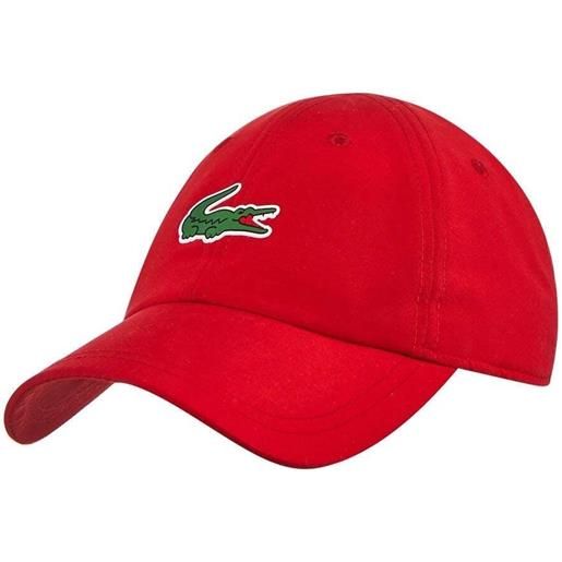Lacoste berretto da tennis Lacoste sport novak djokovic-on court collection microfiber cap - red/red