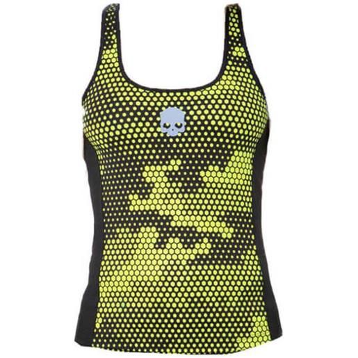 Hydrogen top da tennis da donna Hydrogen tech camo tank top - camo fluo yellow/black