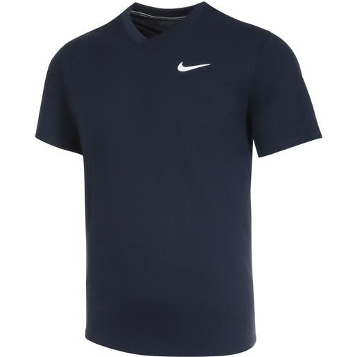 Nike t-shirt da uomo Nike court dri-fit victory - obsidian/obsidian/white