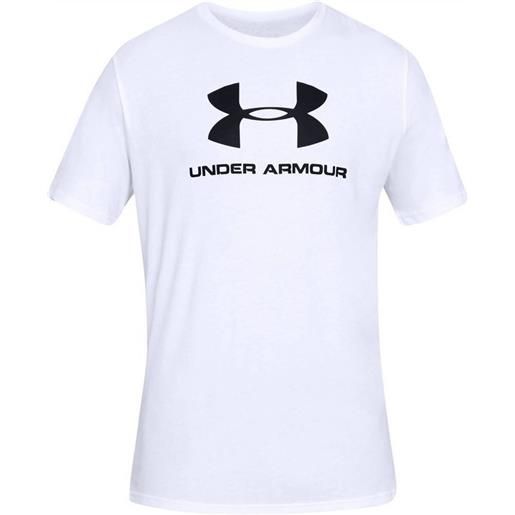 Under Armour t-shirt da uomo Under Armour sportstyle logo ss - white/black