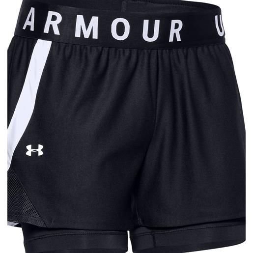 Under Armour pantaloncini da tennis da donna Under Armour play up 2in1 shorts - black/white