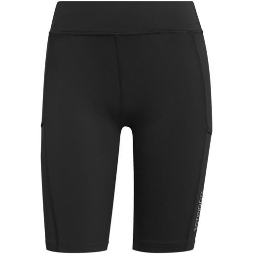 Adidas pantaloncini da tennis da donna Adidas club short tennis tights - black/white
